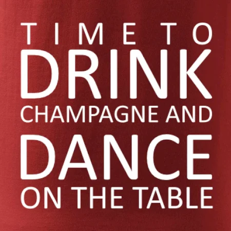 Time to drink Champagne