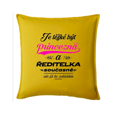 Je těžké být princezna - ředitelka