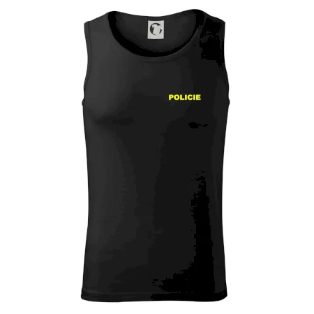 Policie Nápis žlutý