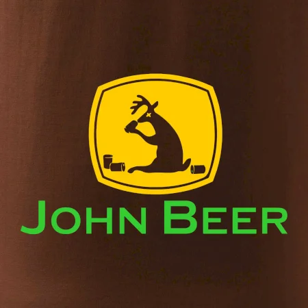 John Beer jelen s pivem