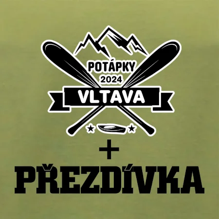 Na vodu - pádla hory (vlastní nápis)