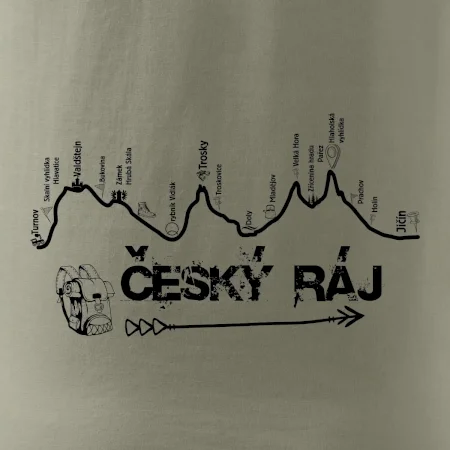 Profil kopce - Český ráj