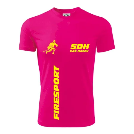 Hasičský sport SDH + váš název ŽLUTÁ