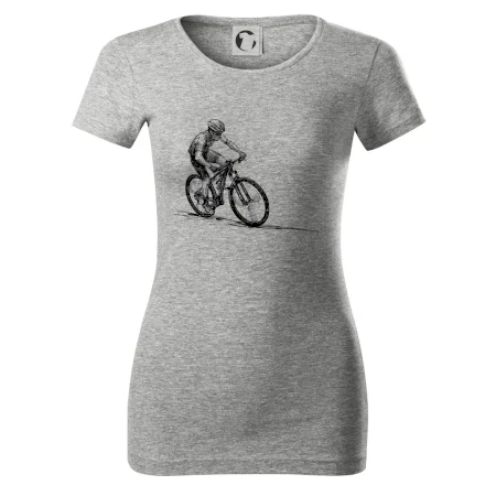 MTB kreslený cyklista