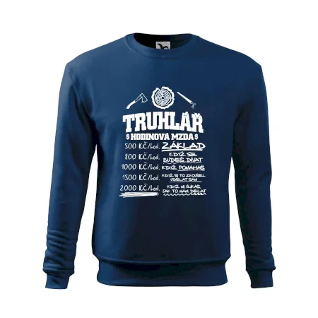 Hodinová mzda truhlář