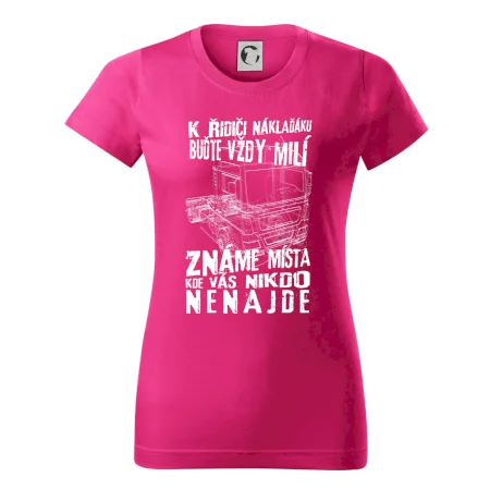 K řidiči náklaďáku buďte vždy milý