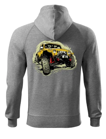 Žlutý offroad s navijákem
