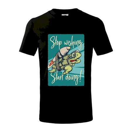 Stop wishing start doing želva
