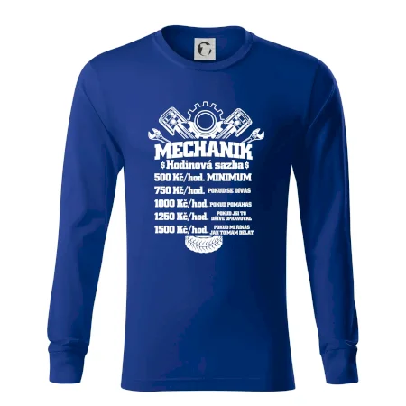 Mechanik - hodinová sazba