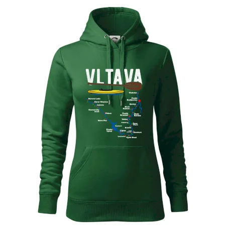 Mapa řeky Vltavy