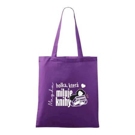 Černobílá holka, která miluje knihy - Vaše jméno