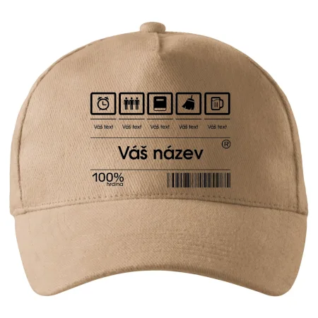 Čárový kód - Vlastní text