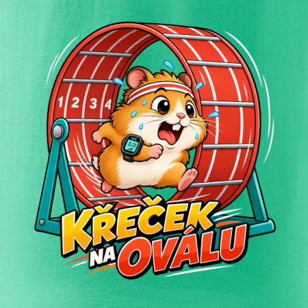 Běžecký křeček na oválu