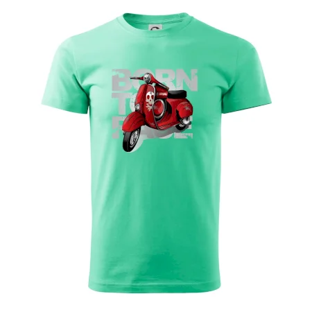 Scooter born to ride red