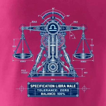 Váhy Engineering of Libra technický motiv