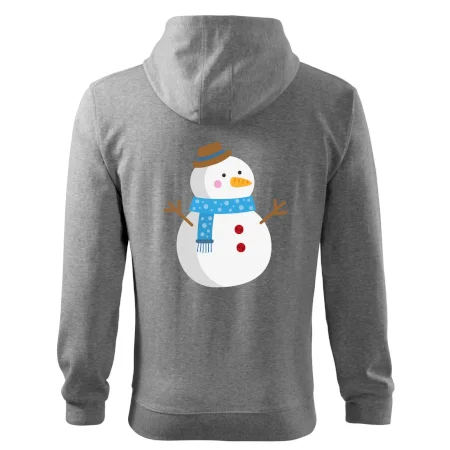 Sněhulák se šálou