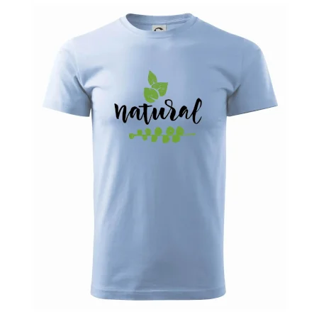 Natural - nápis v listech