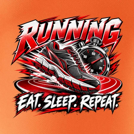 Běžecká bota se stopkami eat sleep repeat