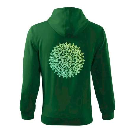 Mandala zelenožlutá