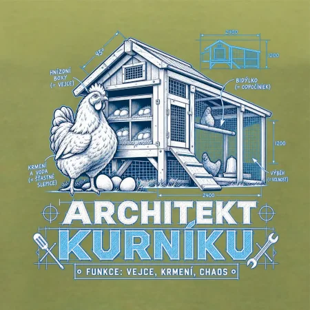 Architekt kurníku technický výkres
