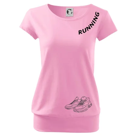 Running nápis šikmo