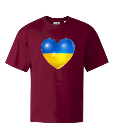 Ukrajina srdce vlajka