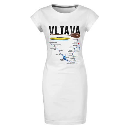 Mapa řeky Vltavy