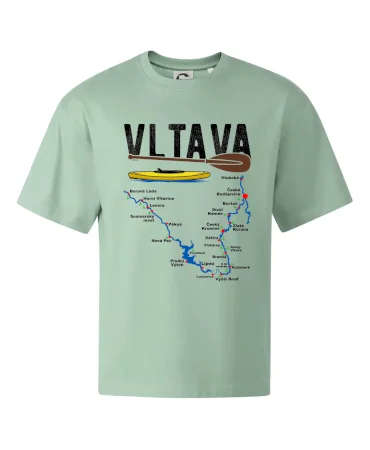 Mapa řeky Vltavy
