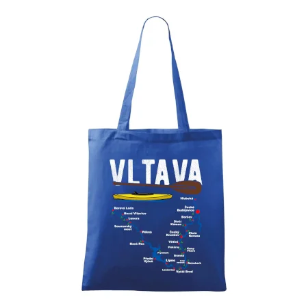 Mapa řeky Vltavy