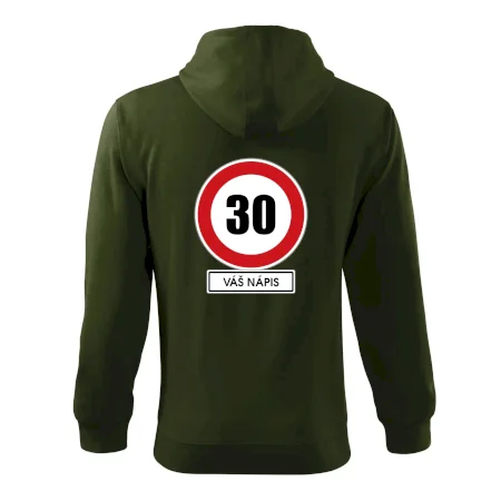 Dopravní značka - rychlost 30 - váš nápis