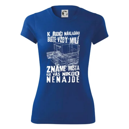 K řidiči náklaďáku buďte vždy milý