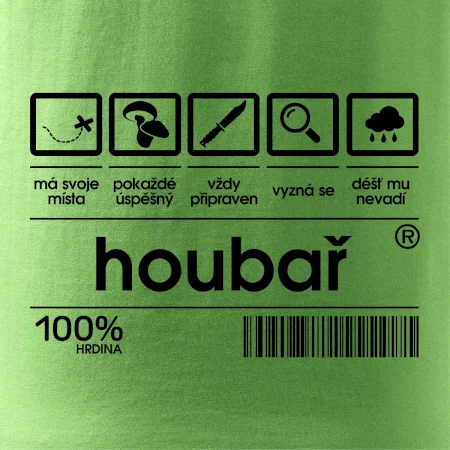Čárový kód - Houbař