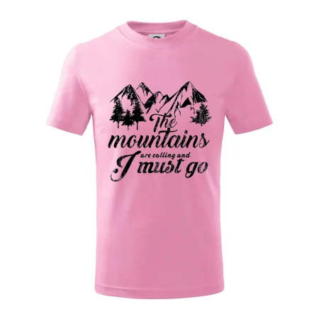 The mountains are calling and i must go