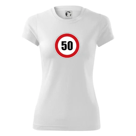 Dopravní značka - omezení rychlosti 50
