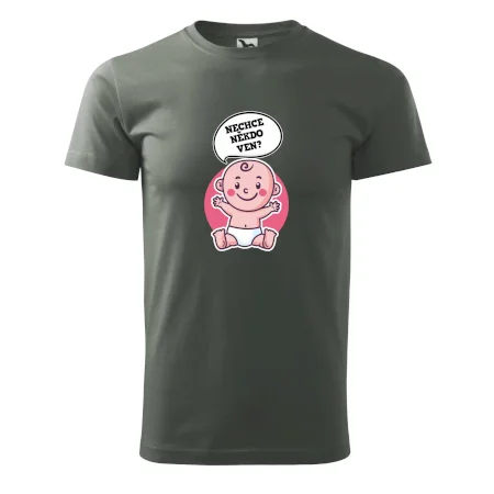 Nechce někdo ven - Triko pro porodní asistentku