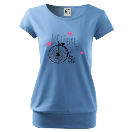 Crazy bike girl