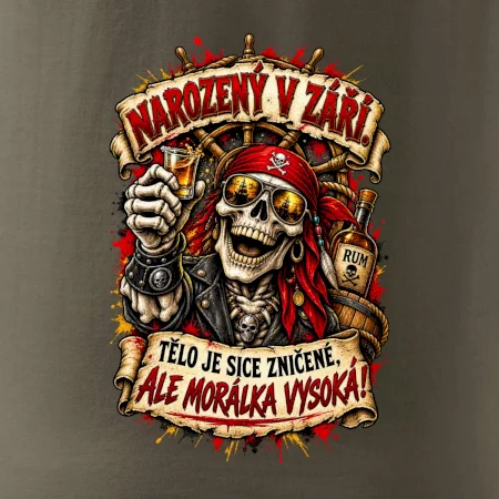 Narozený v září. tělo je sice zničené, ale morálka vysoká!
