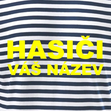 Hasiči - žlutý nápis - váš název sboru