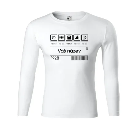 Čárový kód - Vlastní text