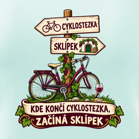 Kde končí cyklostezka, začíná sklípek