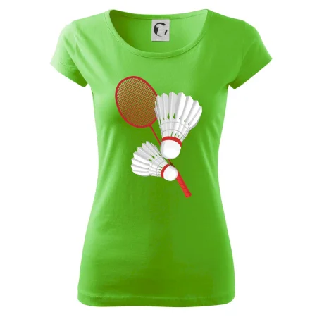 Badminton - pálka a košík