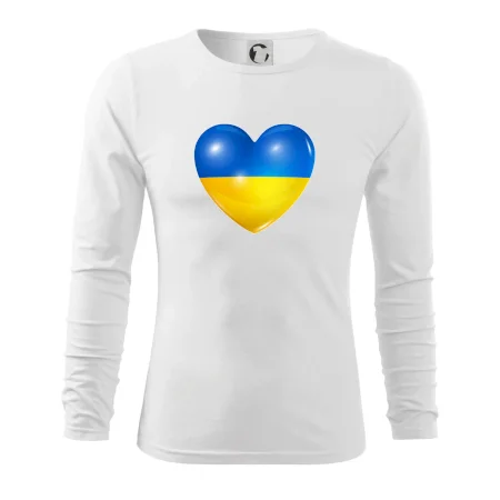 Ukrajina srdce vlajka