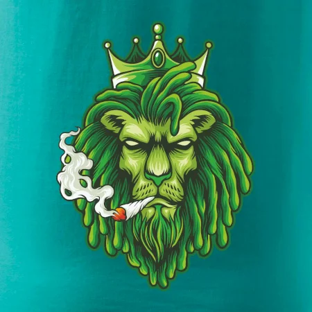 Zhulený lev zelený