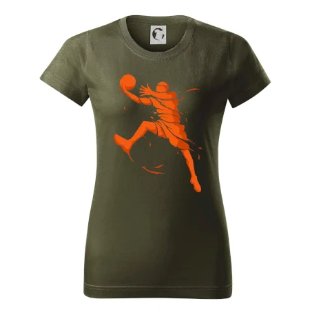 Basketball player splash