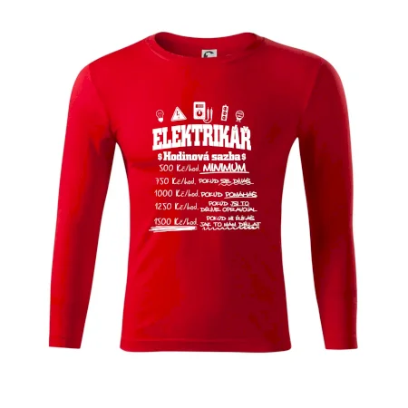 Elektrikář hodinová sazba