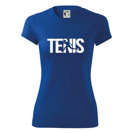 Tenis nápis silueta