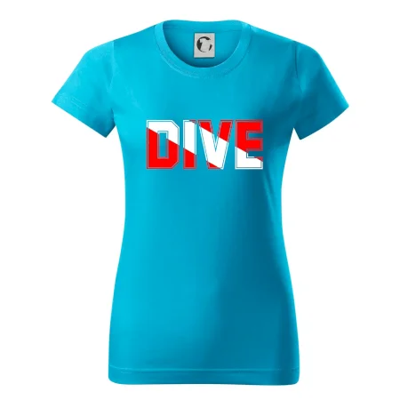 Dive nápis vlajka