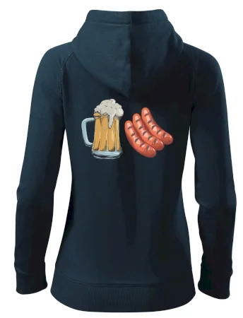 Pivo a klobása