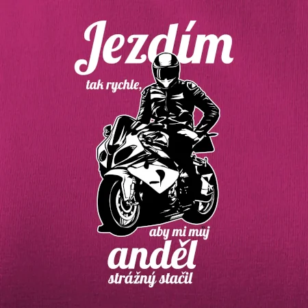 Silniční motorka - jezdím tak rychle, aby mi můj anděl strážný stačil