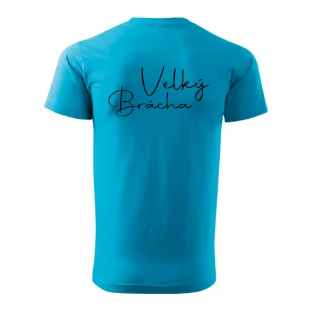 Velký brácha - nápis na zádech